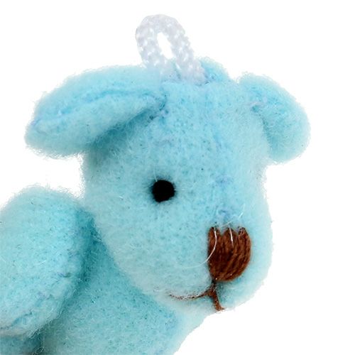 Itens Pingente urso azul claro 3,8 cm 12 unidades