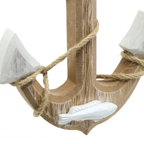 Floristik24 Ancoragem de madeira natural 20cm x 14cm