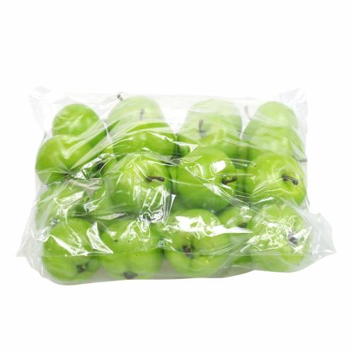 Itens Mini maçã artificial verde Ø4cm 24 unid.