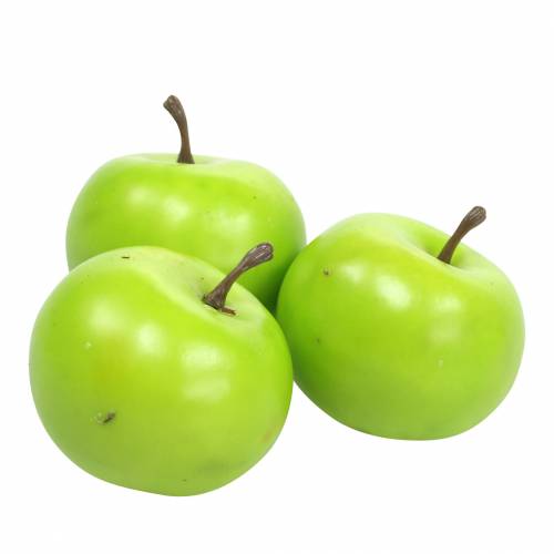 Itens Mini maçã artificial verde Ø4cm 24pcs