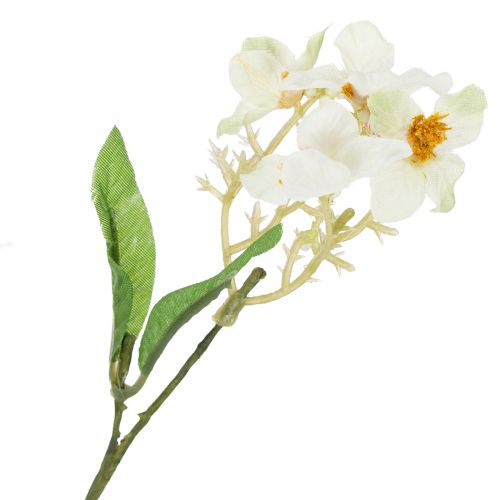 Itens Ramo de flor de macieira, ramo de flor artificial, branco, 65 cm, 1 peça