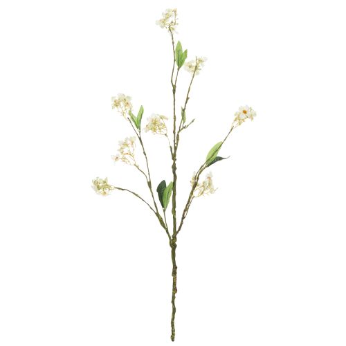 Itens Ramo de flor de macieira, ramo de flor artificial, branco, 65 cm, 1 peça