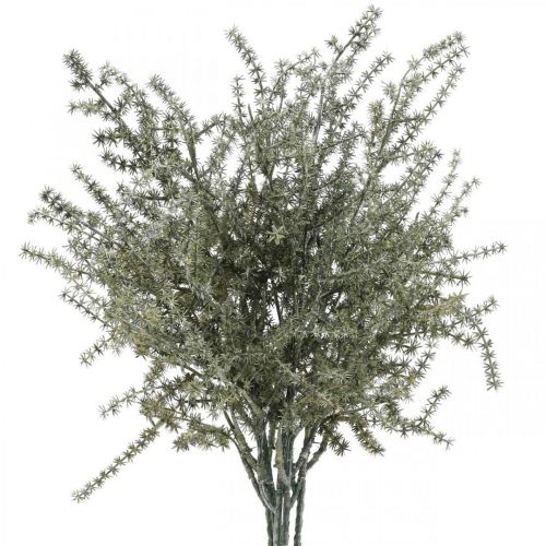 Floristik24 Ramo decorativo de lariço artificial lavado de branco 45 cm 6 unidades