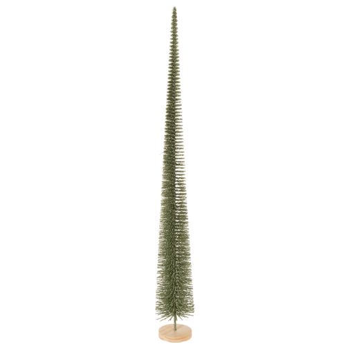 Árvore de Natal artificial com base de madeira para decoração natalina, 80 cm