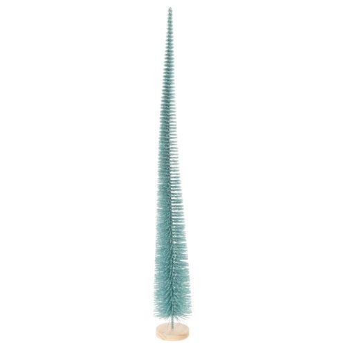 Árvore de Natal artificial, árvore decorativa, design delicado com base de madeira, 80 cm