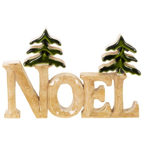 Suporte de Natal Noel com duas árvores de Natal de 18 cm | Floristik24.pt