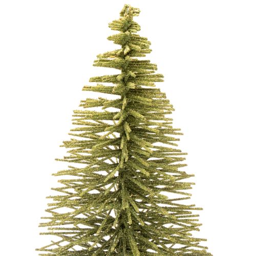Árvore de Natal artificial verde com suporte para decoração de mesa, 90 cm | Floristik24.pt
