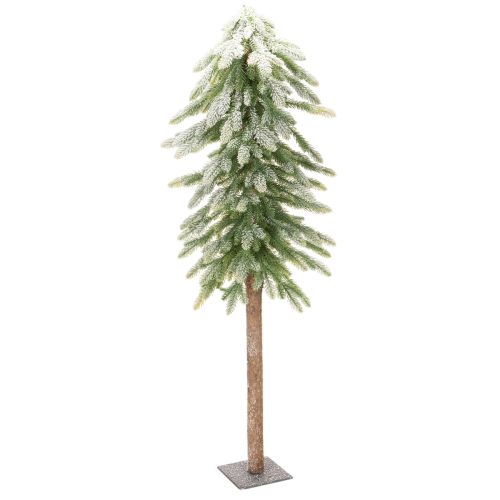 Pinheiro artificial com decoração de neve, inverno e Natal, 95 cm
