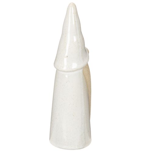 Estatueta decorativa de gnomo para mesa, decoração de Natal, cerâmica, 22 cm | Floristik24.pt