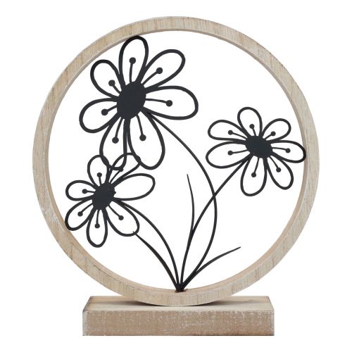 Itens Flores de metal decoração de mesa madeira metal decoração de primavera Alt.19cm