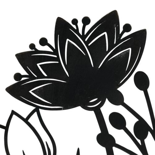 Floristik24 Suporte flor prado decoração de primavera metal 23cm Alt.20,5cm