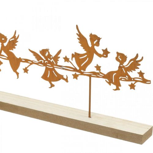 Itens Decoração de mesa Natal anjo suporte de metal grelha 50 × 17cm