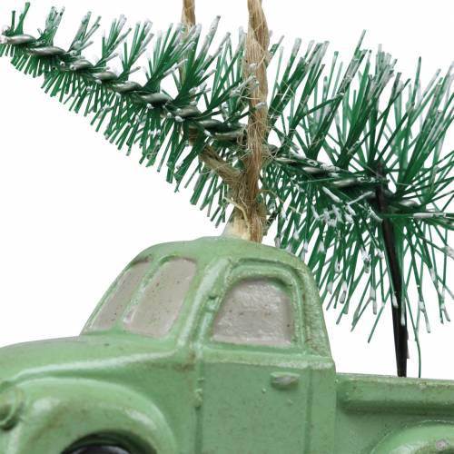 Floristik24 Carro de decoração de árvore de Natal com 2pcs vermelho / verde de abeto