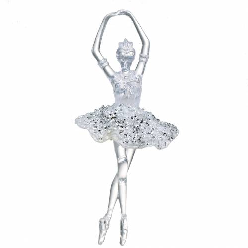 Floristik24 Cabide decorativo para árvore de natal Bailarina 18cm 2uds