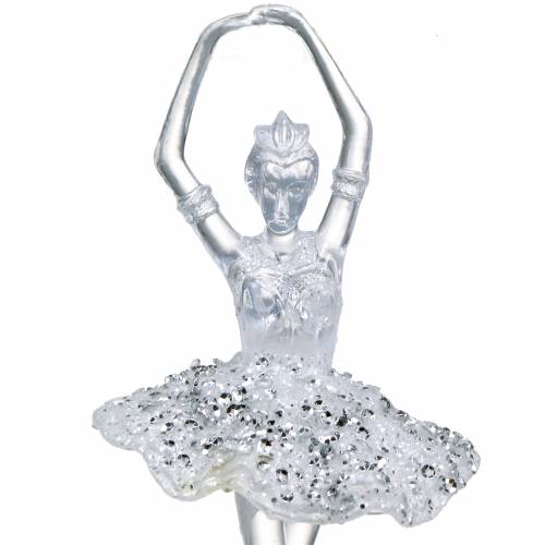 Floristik24 Cabide decorativo para árvore de natal Bailarina 18cm 2uds