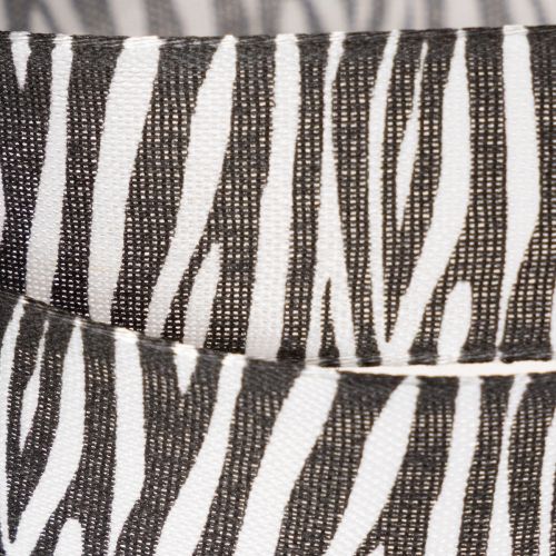 Fita para presentes com estampa de zebra, 25 mm de largura, 20 m de comprimento. | Floristik24.pt