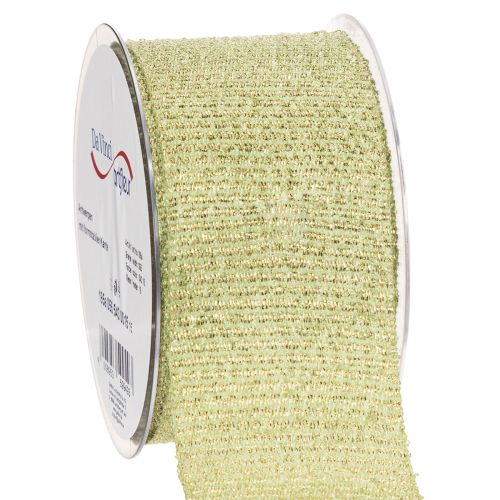Fita decorativa com glitter, fita larga para embrulho de presentes, 55 mm de largura, 15 m de comprimento.