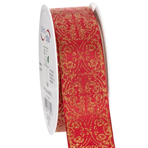 Fita para presentes com estampa festiva para artesanato e decoração, 40 mm x 15 m comprar | Floristik24.pt