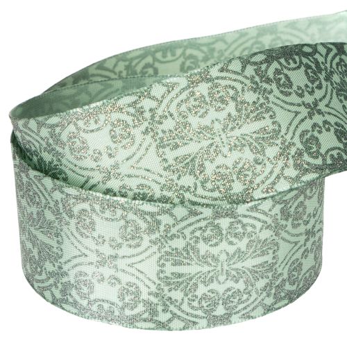 Fita para presentes com padrão clássico para laços e decoração, 40 mm x 15 m | Floristik24.pt