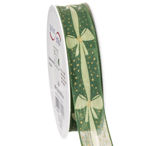 Fita para presentes com laços para ideias criativas, 25 mm x 18 m