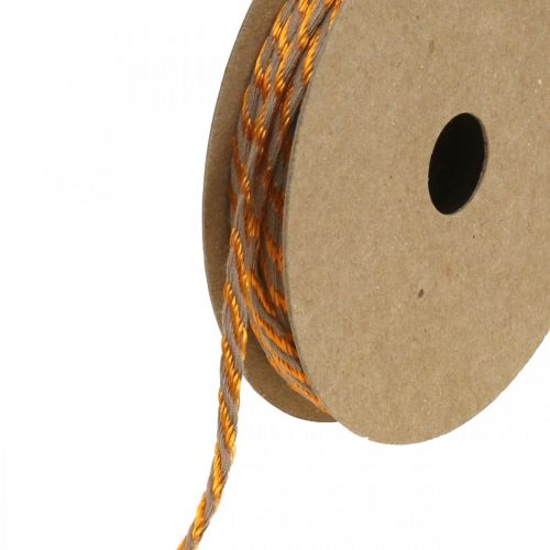 Floristik24 Cordão, cordão para joias, cordão dourado Cores naturais douradas L20m Ø4cm