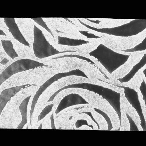 Floristik24 Rosas de fita Deco largas brancas 63 mm 20 m