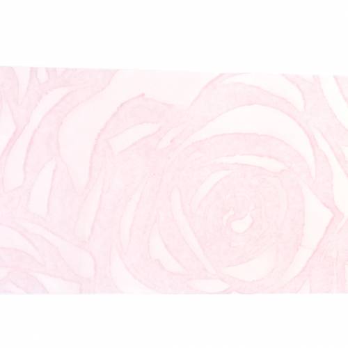 Floristik24 Rosas de fita Deco ampla rosa 63 mm 20 m