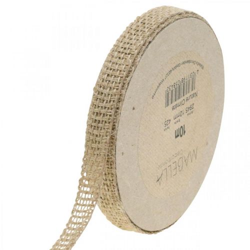 Itens Fita decorativa juta natureza 12mm Decoração rústica fita juta 10m