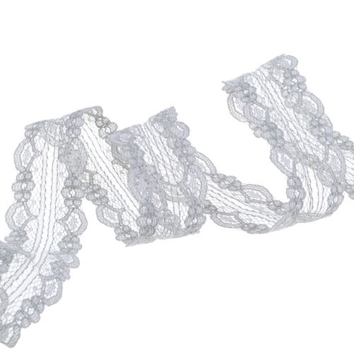 Fita de renda com borda ondulada 25mm 20m