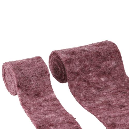 Itens Feltro artesanal Berry fita decorativa feltro W7/15cm L1/1m conjunto de 2