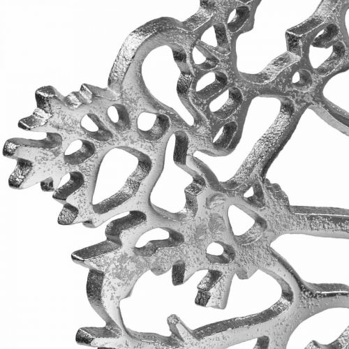 Floristik24 Deco tree metal grande, metal tree silver wood H42.5cm