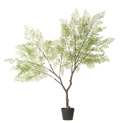 Árvore artificial com folhas delicadas, 120 cm