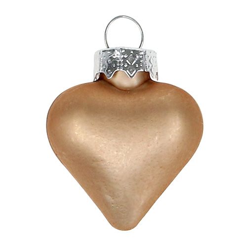Floristik24 Decorações para árvores com corações mix rosa 3 cm 24 unidades
