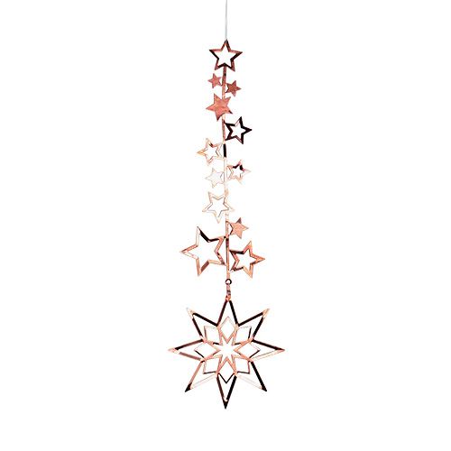 Floristik24 Decoração de árvore estrela 20cm cobre 1p