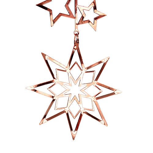 Itens Decoração de árvore estrela 20cm cobre 1p