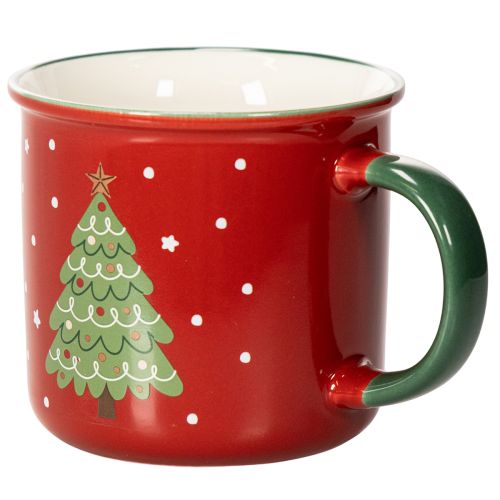 Caneca de Natal com motivo de árvore de Natal, 9 cm | Floristik24.pt
