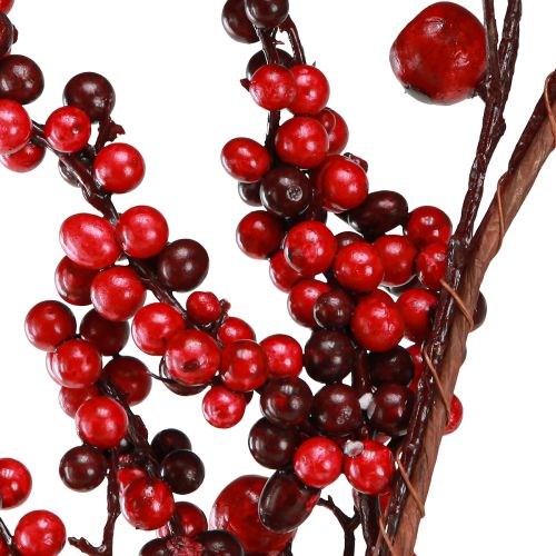 Itens Guirlanda de frutas vermelhas Guirlanda artificial com frutas vermelhas 130cm
