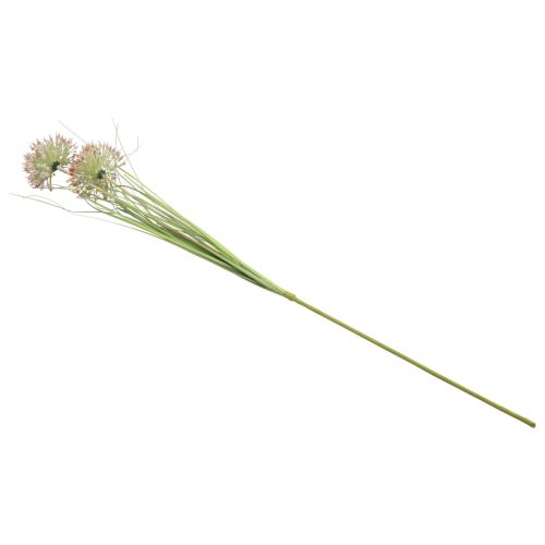 Floristik24 Flor artificial bola flor allium cebola ornamental artificial vermelho verde 90cm