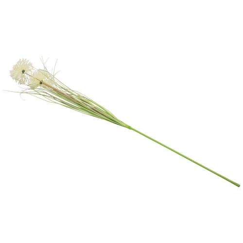 Floristik24 Flores artificiais bola flor allium cebola ornamental artificial branca 90cm