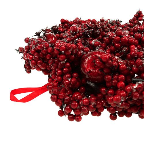 Floristik24 Grinalda de baga Ø 36cm, vermelho adocicado