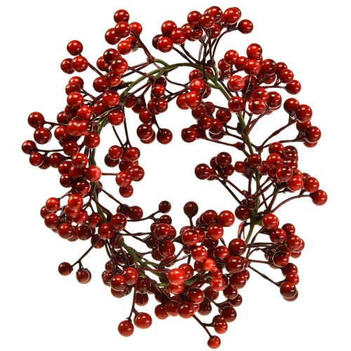 Itens Guirlanda de frutas vermelhas plantas artificiais vermelhas Natal Ø20cm