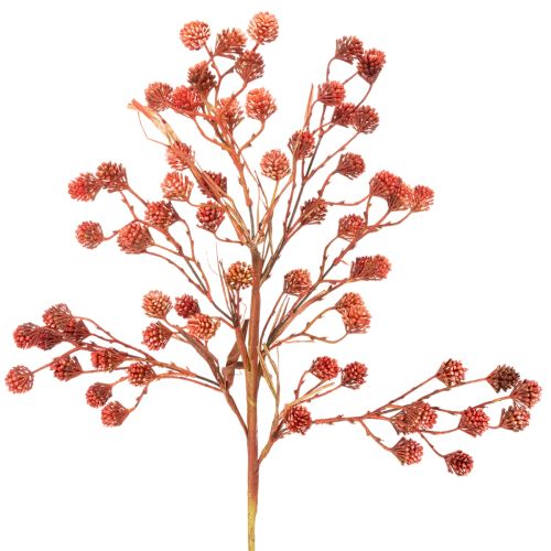 Ramo artificial de frutos silvestres, decoração de outono realista, 68 cm
