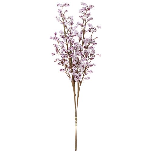 Floristik24 Ramo de baga Ramo de Natal roxo branco geada C60cm 2 unid.