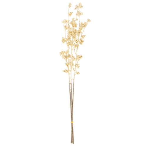 Ramo decorativo artificial com frutos silvestres, dourado, 70 cm, 3 peças | Floristik24.pt