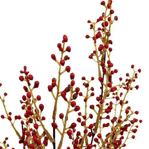 Floristik24 Ramo de baga vermelho artificial 48cm 1p