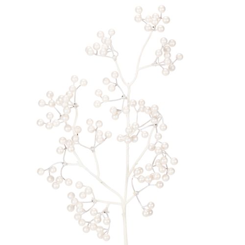 Ramo artificial de frutos silvestres brancos, material para decoração/artesanato, 52 cm comprar | Floristik24.pt