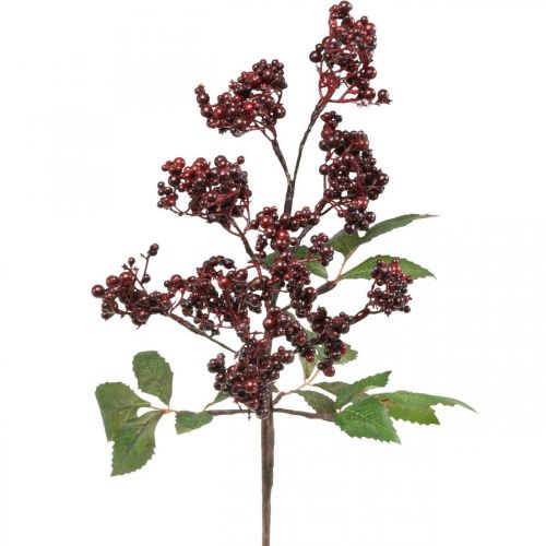 Floristik24 Berry ramo vermelho decoração de outono artificial 85cm Planta artificial como real!