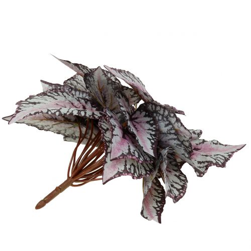 Floristik24 Arbusto de begônia artificial Bordeaux 37cm