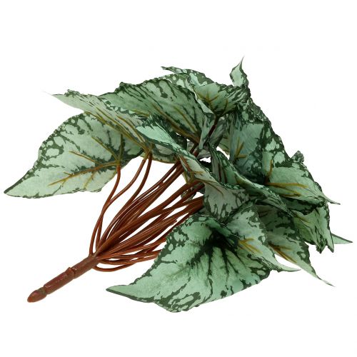 Floristik24 Arbusto de begônia artificial planta artificial verde 34cm
