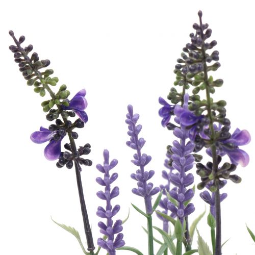 Floristik24 Lavanda artificial em uma panela H25cm